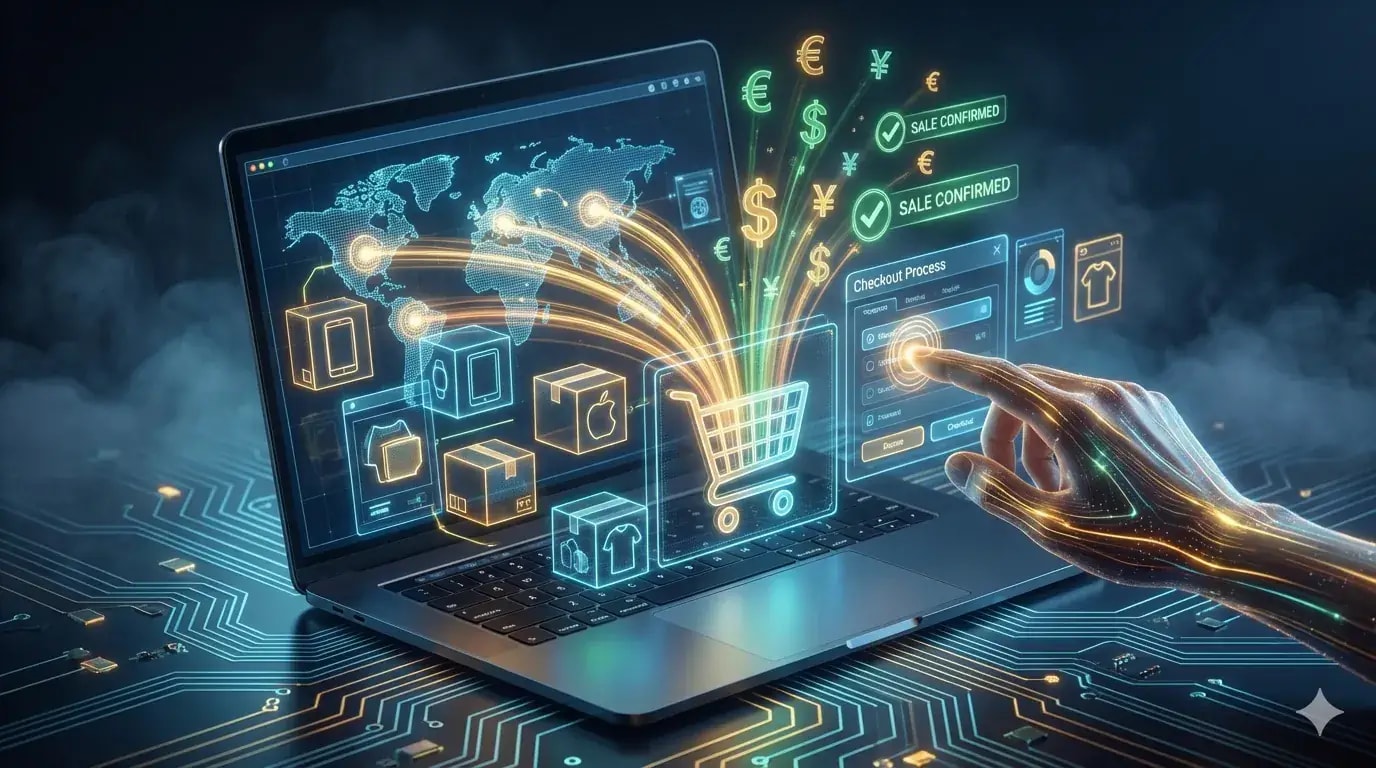 E-Commerce Dashboard mit Transaktionen, Payments und Online-Shop Performance Analytics