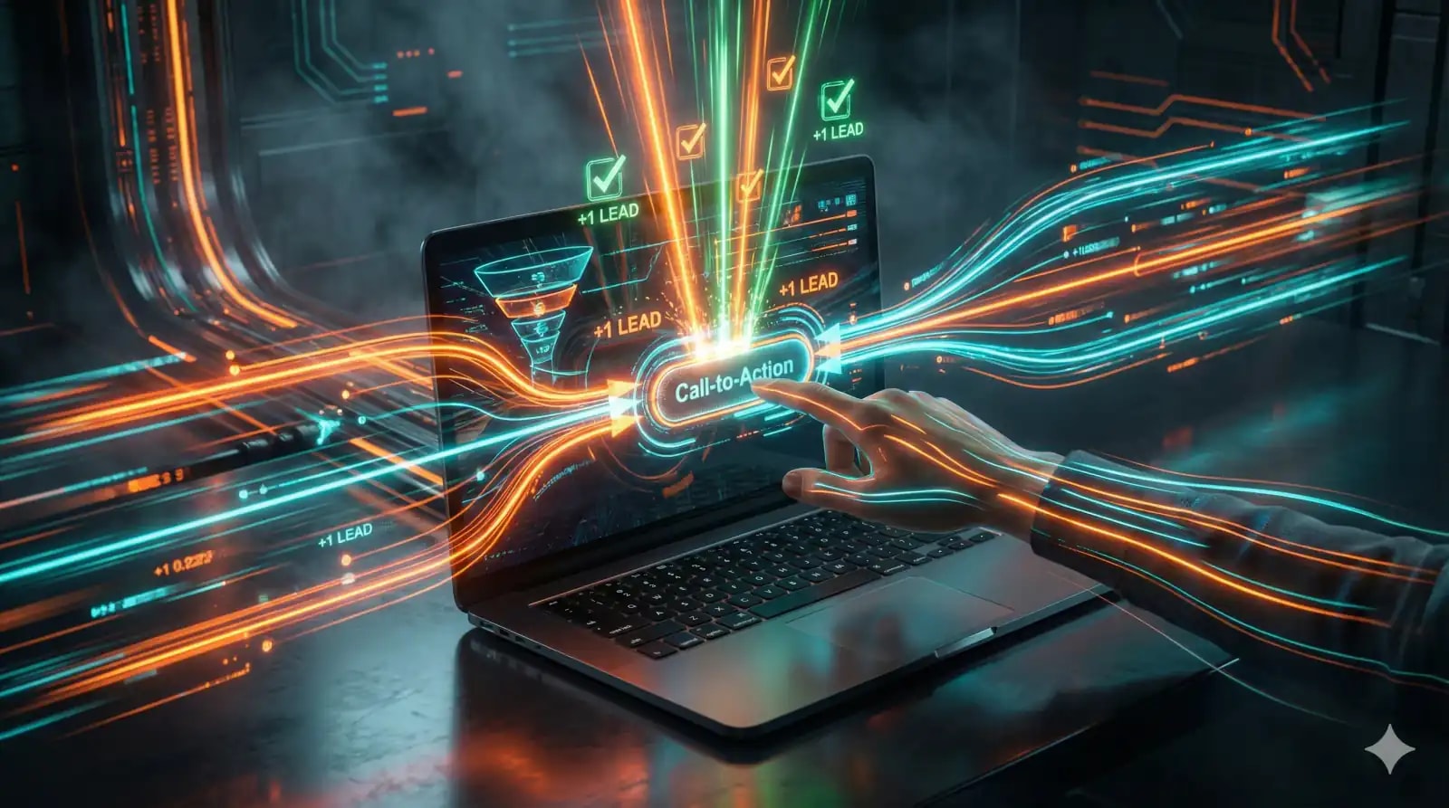 High-Performance Landingpage mit Conversion-optimiertem Design und Analytics