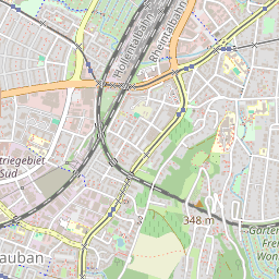 Statische Karte mit dem Standort von NimzSquare in Freiburg