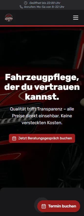 Autopflege Südbaden Mobile Ansicht